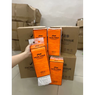 ( ยกลัง4ห่อ ) ทิชชู่แขวนผนัง ห่อละ1380แผ่น ทิชชู่แบบดึงแขวนได้ ทิชชู่ห่อส้ม ฟรีตะขอ2อัน