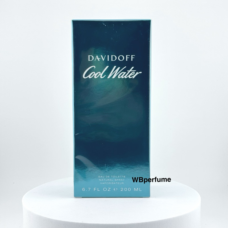 200ml สุดคุ้ม น้ำหอม แท้100% Davidoff Cool Water Man 200ml กล่องซีล