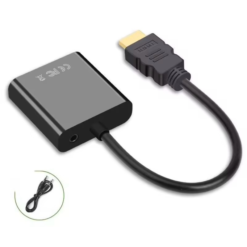 สายแปลง เอชดีเอ็มไอ HD Conversion Cable Adapter HD TO VGA+Audio