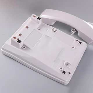 โทรศัพท์บ้านแบบมีสาย โทรศัพท์บ้านสำนักงาน LEBOSS KX-T6001 โทรศัพท์บ้าน จอแสดงผล LED สมุดโทรศัพท์ พลักแอนด์เพลย์