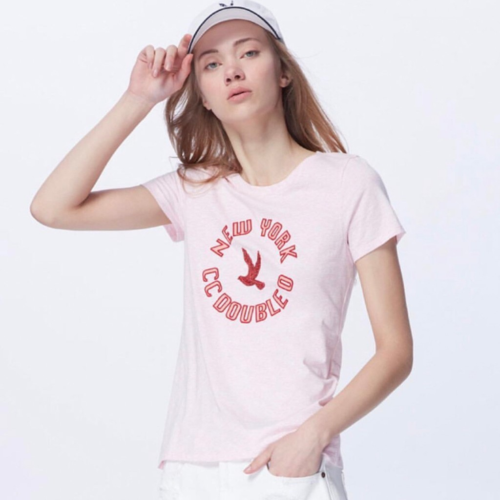 CCOO เสื้อยืดคอกลมสตรี CCdoubleO, CC-OO ของแท้ 100% ((โพสต์นี้ M ล้วนๆ))