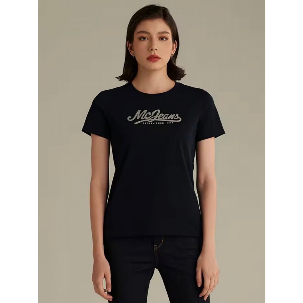 Mc . เสื้อยืดผู้หญิง Mc Jeans เสื้อสวยทุกลายเลยคร่า ของแท้ 1000%