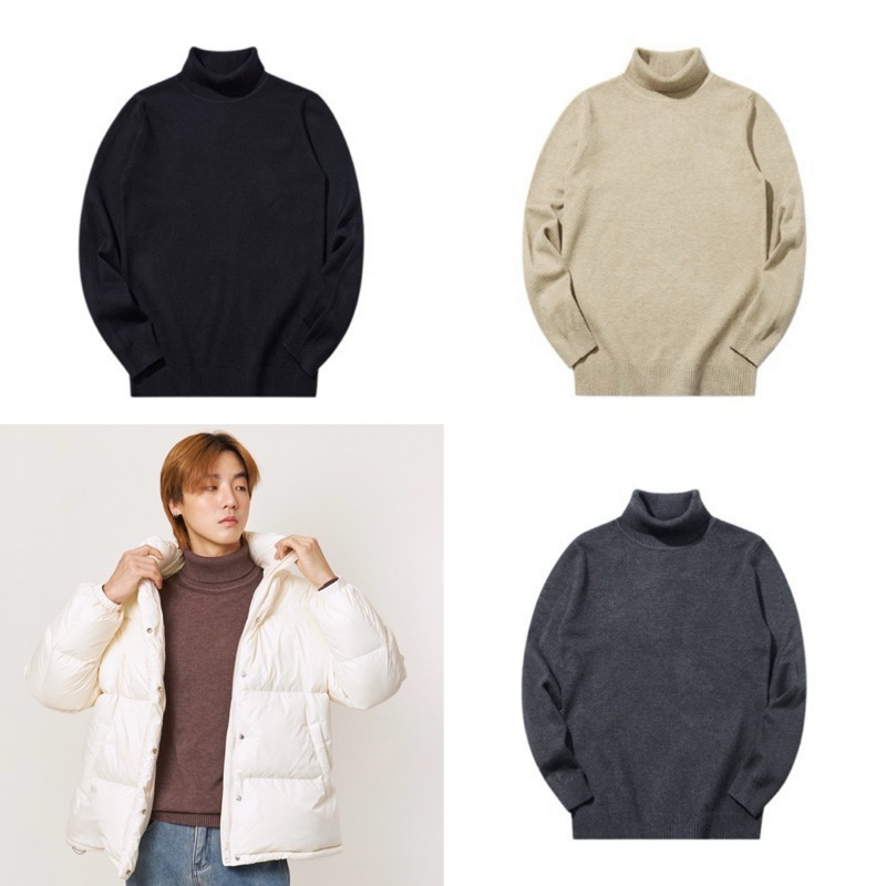[umore.edition] ✨ Basic boom turtle neck สเวตเตอร์คอเต่า ผ้าอุ่น ยืดหยุ่นได้ดี แมชง่าย แนะนำสุดๆครับ