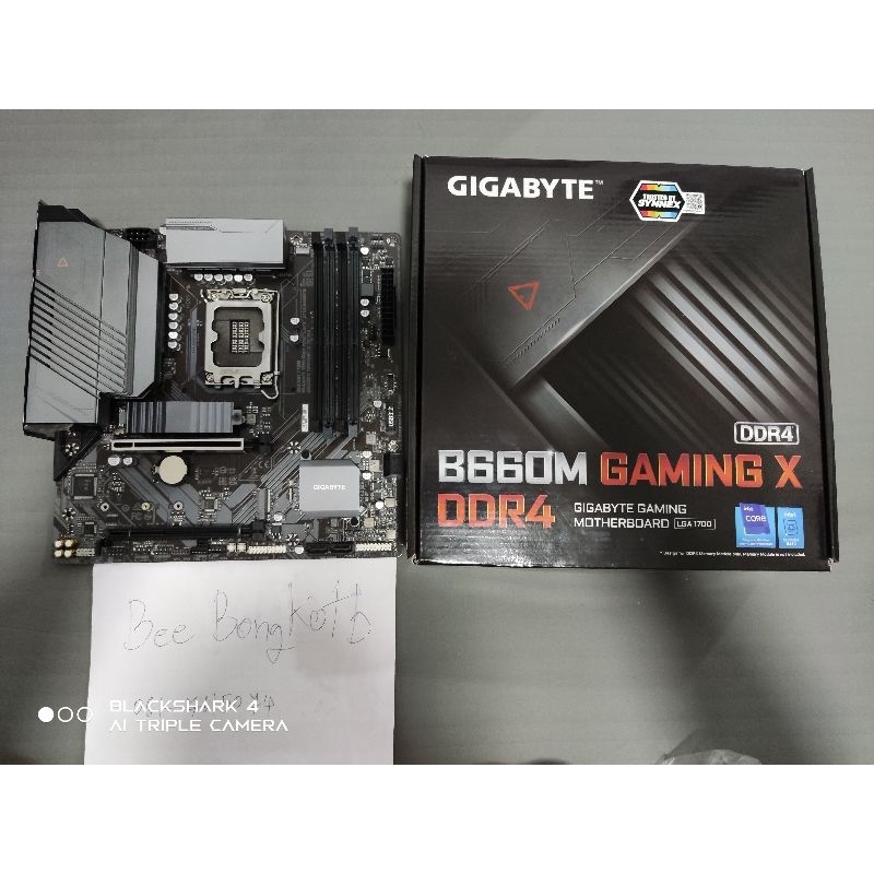 mainbord gigabyte B660m gaming x ddr4 มือสอง