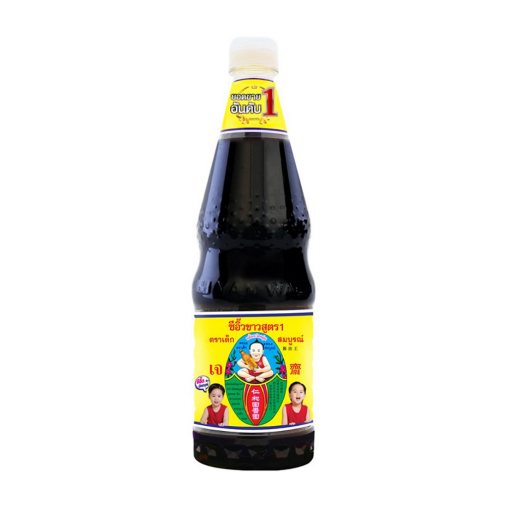 ตราเด็กสมบูรณ์ ซีอิ๊วขาวสูตร 1 ขนาด 1000 มล. / Healthy Boy Brand Thin Soy Sauce 1000ml