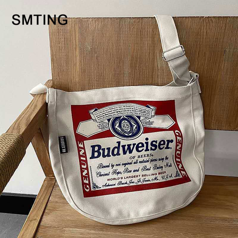 SMTING กระเป๋าสะพายข้างผู้หญิง-Budwe Letter Crossbody Bag