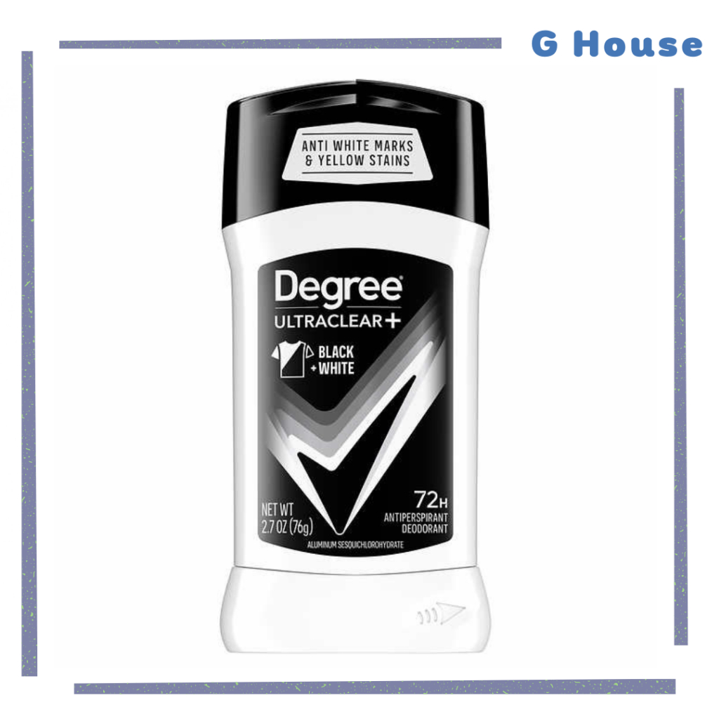 แท้💯% โรลออน Degree Men Ultra Clear Black + White  76g