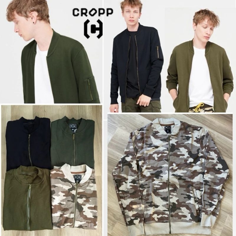 เสื้อเเจ็คเก็ตCROPP BOMBER JACKET