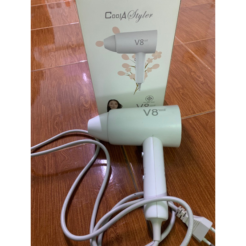 CoolAStyler ไดร์เป่าผม พกพา 2000W V8ไอออนิคดูเเลเส้นผม (มือสอง)