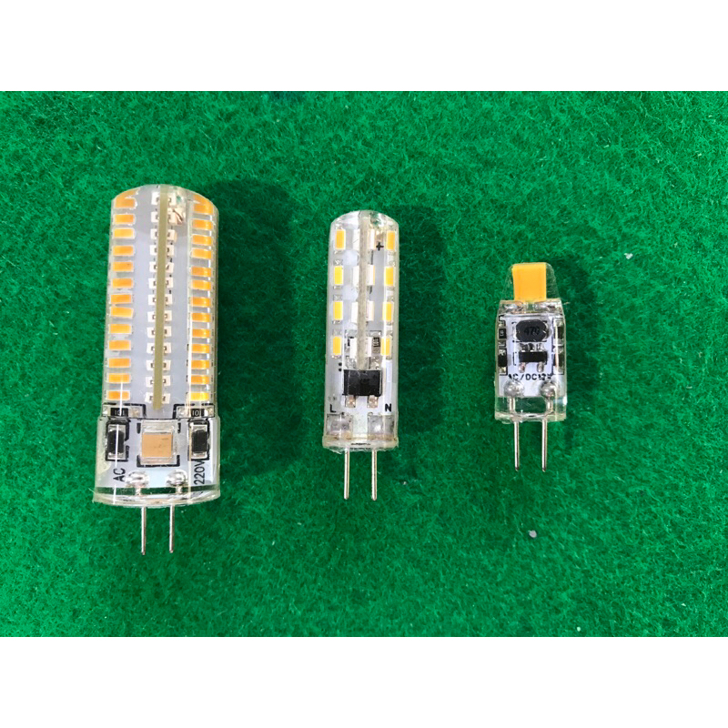 หลอดLED ขั้วG4 12V/ 220V 3W 5W 7W แสงวอร์มไวท์