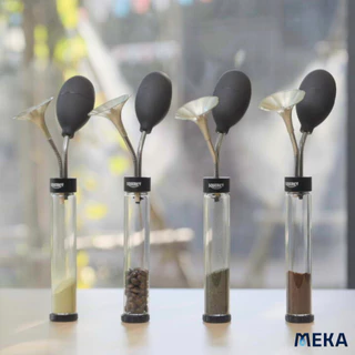 Squeaky HOM Flower Design Coffee Aroma Display SampleScentSmelling Tools"หอม"อุปกรณ์ดมกลิ่นกาแฟและชา