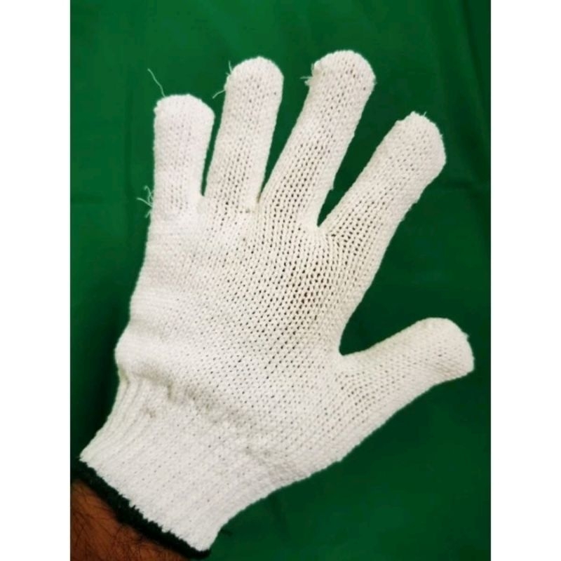 10โหล ถุงมือผ้า 4ขีด(10โหล) 1โหลหนัก400กรัม เกรดA