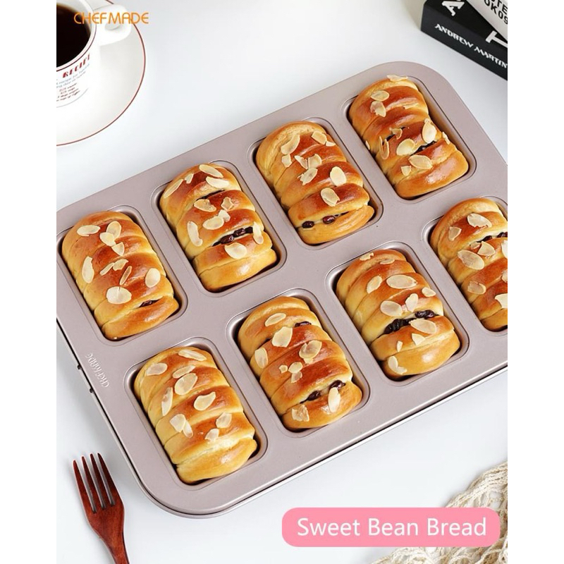 Chefmade พิมพ์ brownie พิมพ์บราวนี่ ถาดอบบราวนี่ Brownie Cake Pan WK112013-1