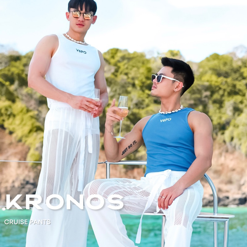 กางเกงซีทรูขายาวKRONOS