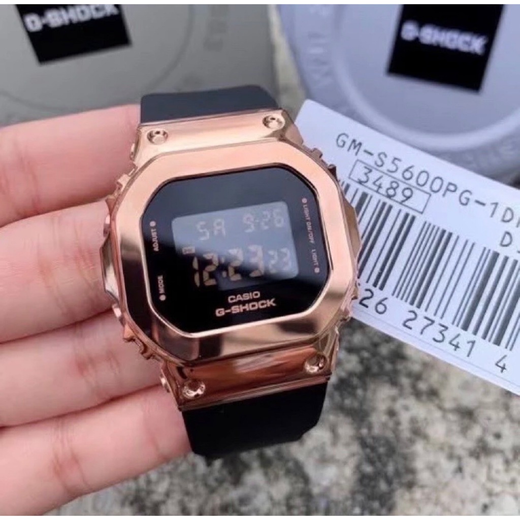 นาฬิกา หัวเหล็ก GM-5600 นาฬิกาทรงสปรอต นาฬิกาผู้ชาย ฟรีกล่องเหล็ก