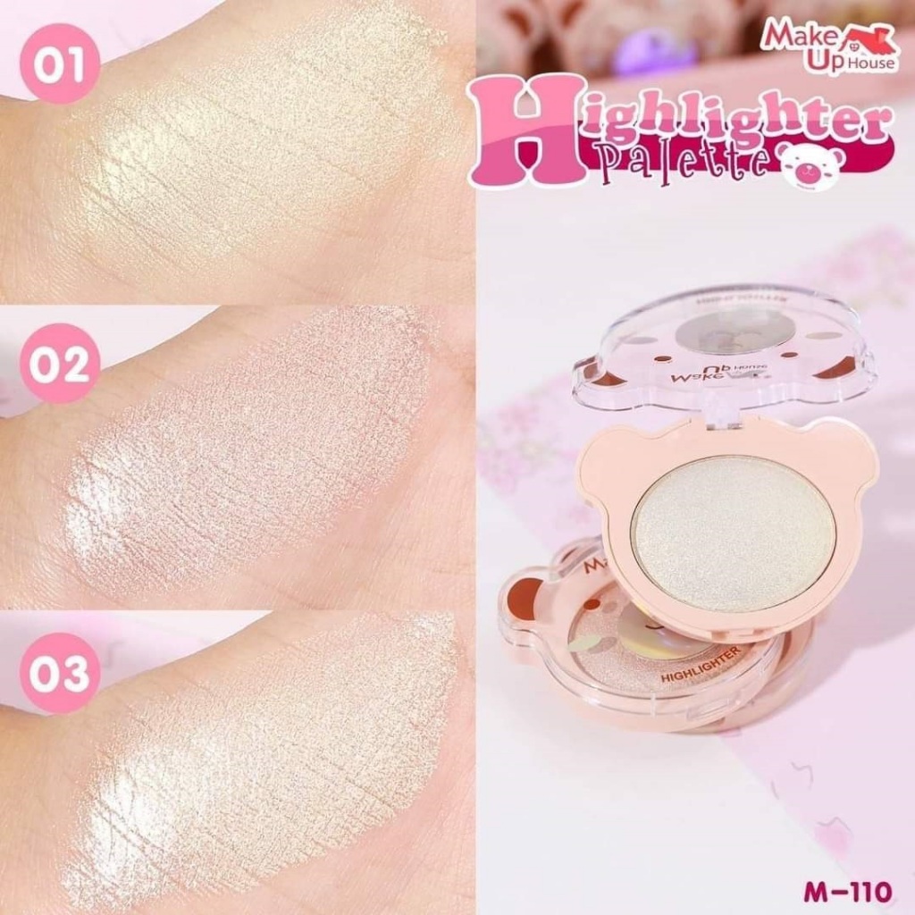 MAKE UP HOUSE เมคอัพเฮาส์ แคท พาว ไฮไลท์ M-110 Makeup House Love Sweet Palette (มีให้เลือก 3 เบอร์)