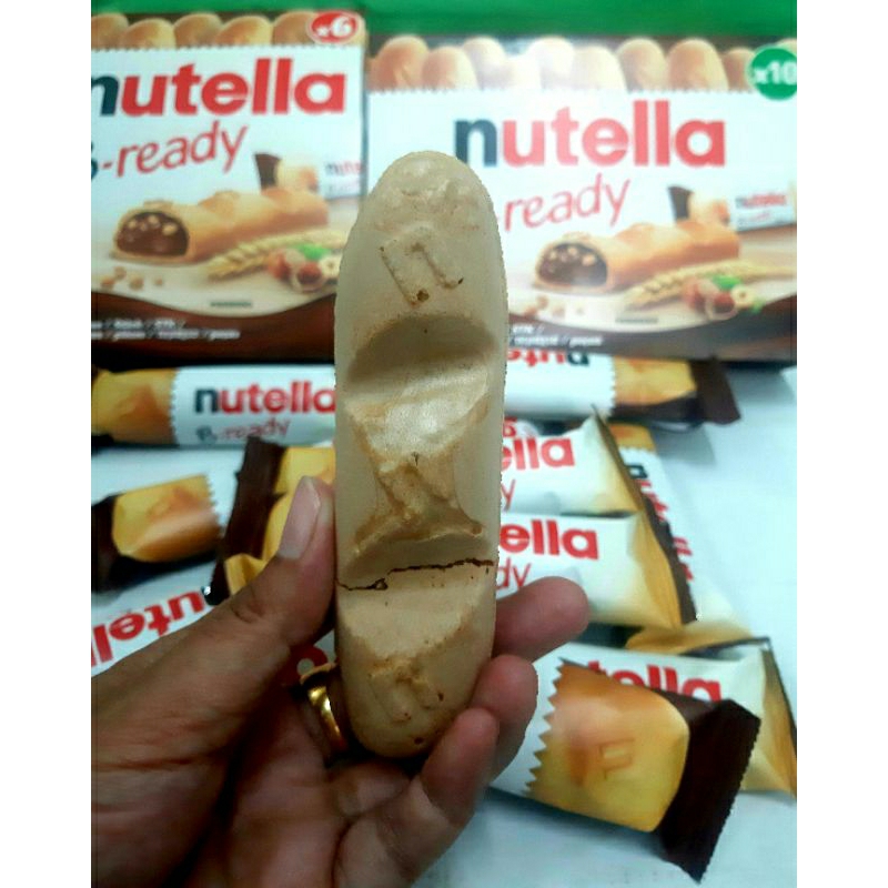 Nutella B-readyเวเฟอร์อบกรอบสอดไส้นูเทลล่า ขนาด 132g (1กล่องมี6ชิ้น)Exp02/06/2026 - รูปที่ 3