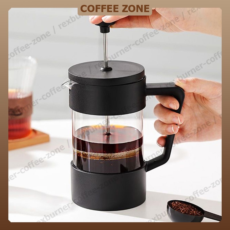 【สินค้าพร้อมส่ง】French Press กาชงกาแฟ เหยือกชงกาแฟ ที่ชงกาแฟ 350/600/1000ml เครื่องทำกาแฟ ที่ชงชา
