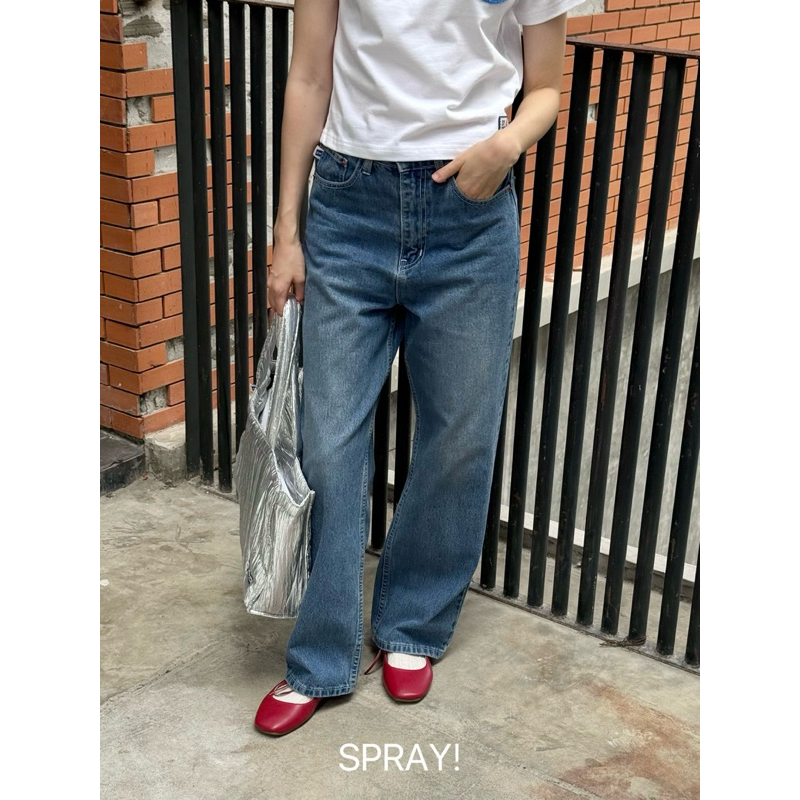 ENDOFMARCH | SPRAY! JEANS กางเกงยีนส์ทรงกระบอกตรง