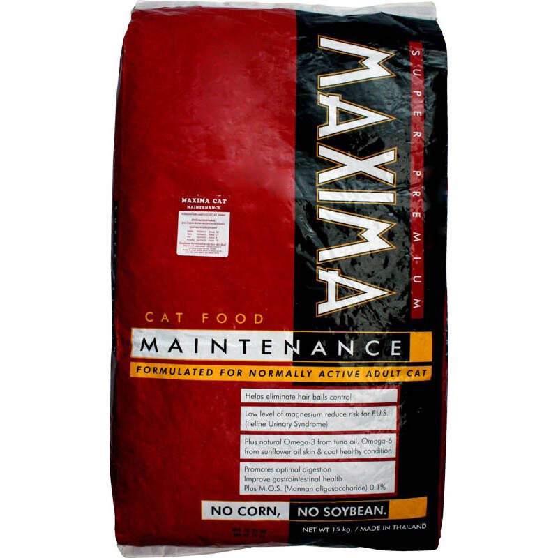 อาหารแมว Maxima ขนาด 15Kg