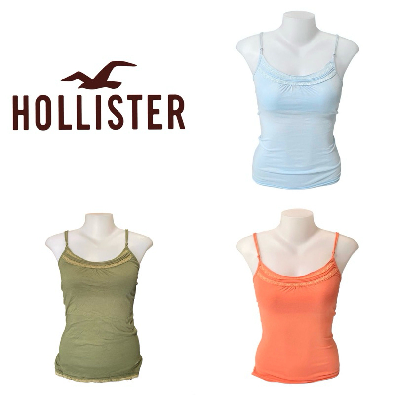 Hollister ของแท้ เสื้อสายเดี่ยว ผู้หญิง ไซส์XS รอบอกไม่เกิน32