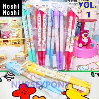 ปากกาลูกลื่นหมึกน้ำเงิน Moshi , Giftland 0.38มม แพ็คคู่ของแท้ เขียนลื่น ราคาถูกมากๆๆๆ