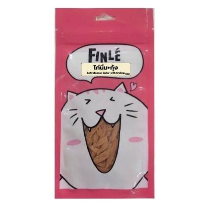 New!! FINLE ฟินเล ขนมแมวไก่นิ่ม ขนาด30g.