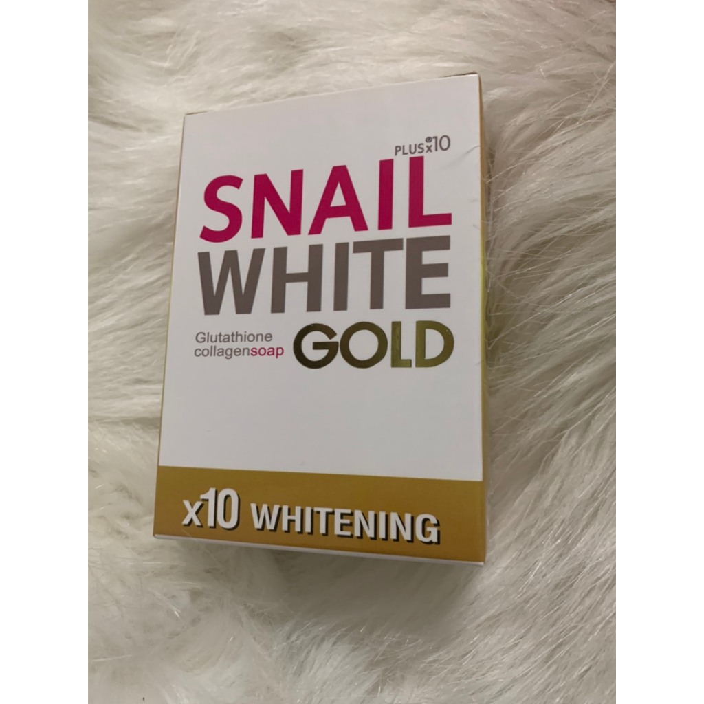 สบู่สเนลไวท์ โกลด์ Snail White Gold soap 80 กรัม