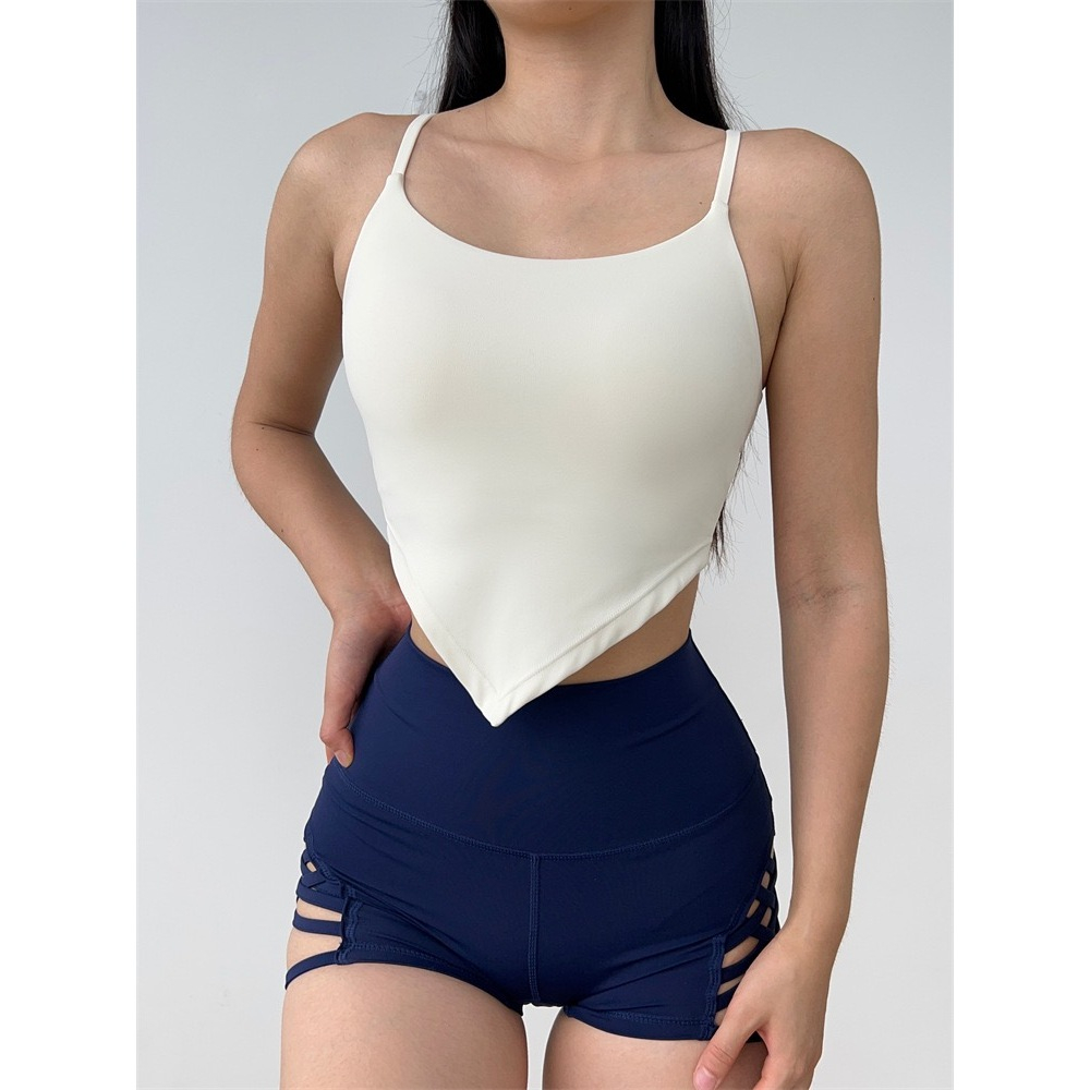 Gymmode - clearance Triangle bra บราตัวยาว เปิดหลัง
