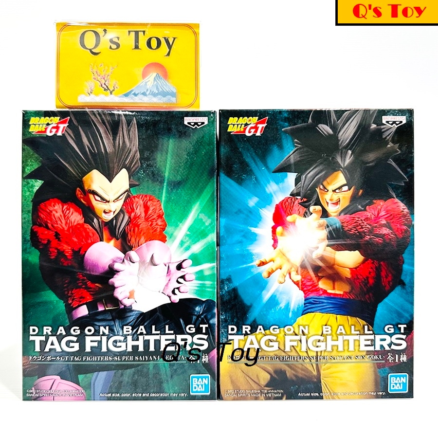 Set SS4 โกคู &amp; เบจิต้า [มือ 1] Tag Fighters ของแท้ - Super Saiyan 4 Goku &amp; Vegeta Tag Fighters Dragonball GT Banpresto