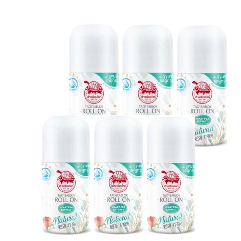 (ยกแพค/6ขวด) Taoyeablok New Gen Roll On 30ml โรลออนเต่าเหยียบโลก นิวเจน