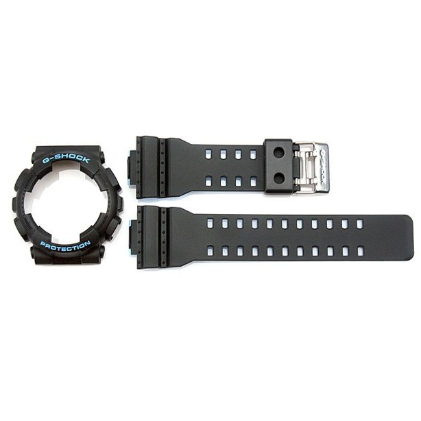 🎁Casio G-Shock กรอบและสาย รุ่น GA-110LN-1A (สีดำ/ฟ้า) แท้ 100%