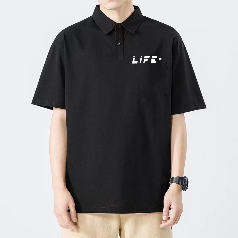 TS MEN เสื้อ​คอปก​ เสื้อ​โปโล เสื้อแขนสั้น ผ้าดีสวมใส่สบาย T83