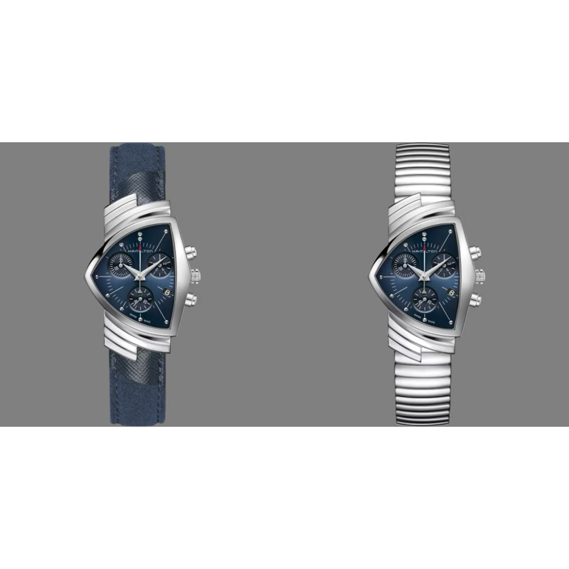 นาฬิกา HAMILTON รุ่น VENTURA BLUE CHRONO QUARTZ