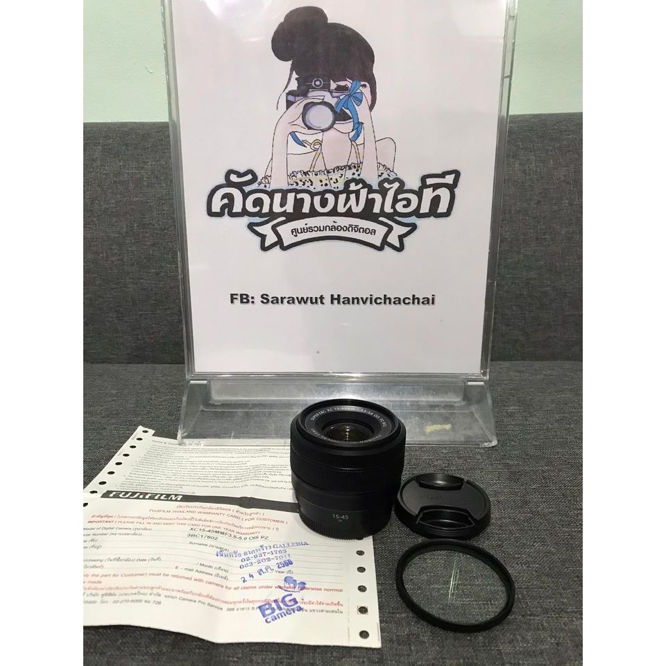 Fujinon XC 15-45 mm f/3.5-5.6 OIS PZ สภาพนางฟ้า ตีไป99% สวยมาก ไม่มีรา ไม่มีฝ้า ใช้งานได้ปกติ ไม่มีก