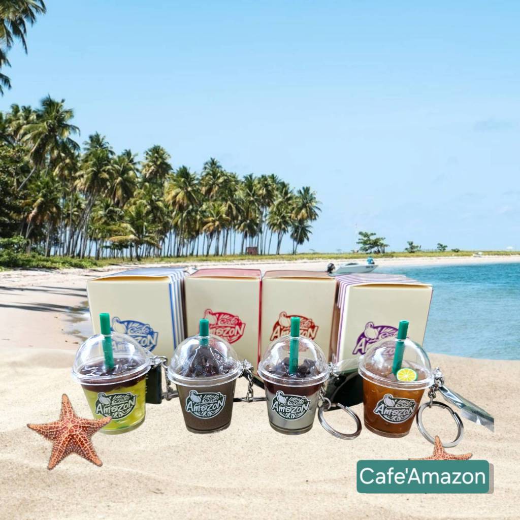 พวงกุญแจ Cafe' Amazon Signature Cup Keychain สุดน่ารัก