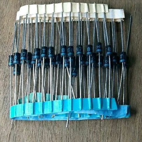 ไดโอด1a400vเบอร์1s1887ชุด50ตัว60บาท