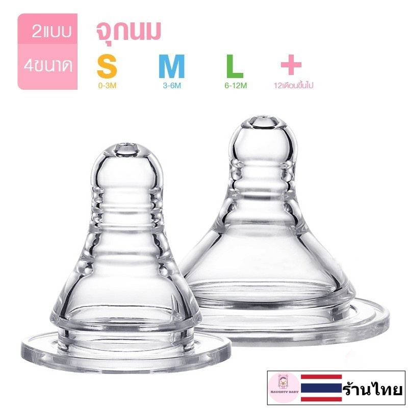 [กรอกโค้ด INC491EE ลดเพิ่ม 20%]YY006 จุกนม จุกนมคอกว้าง จุกนมคอแคบ จุกนมไม่ดูดไม่ไหลกดไซส์X ร้านค้าขา ของพร้อมส่งในไทย