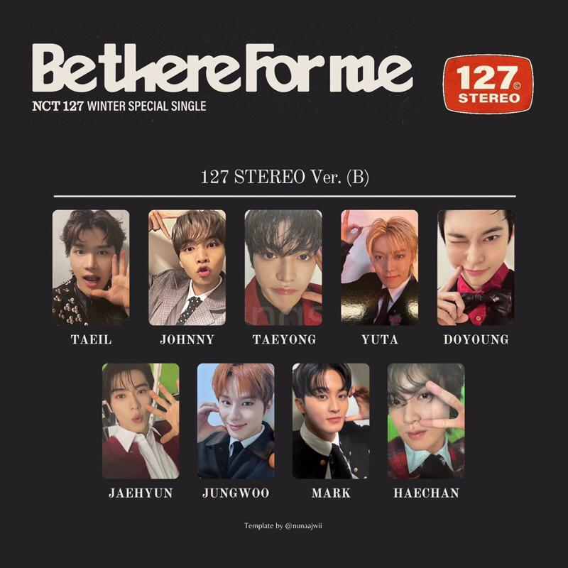 อัลบั้ม   NCT127 Be There for Me  stereo ver.