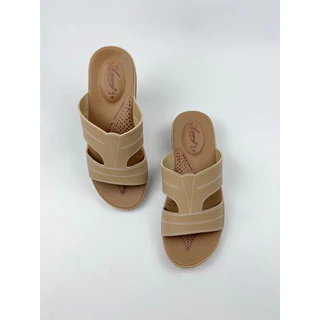 A-01 รองเท้าเพื่อสุขภาพ เท้าอวบเท้าใหญ่ใส่ได้ สามมารถปรับตามหน้าเท้าได้ รองเท้าแตะเพื่อสุขภาพ ลดแรงกระแทก มีปุ่มนวดเท้า