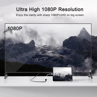 FEINODI Light to HDMI สายแปลง สามารถเชื่อมต่อกับสายเคเบิลเครือข่าย ไปแสดงผลที่หน้าจอ คอมพิวเตอร์ TV และ โปรเจคเตอร์