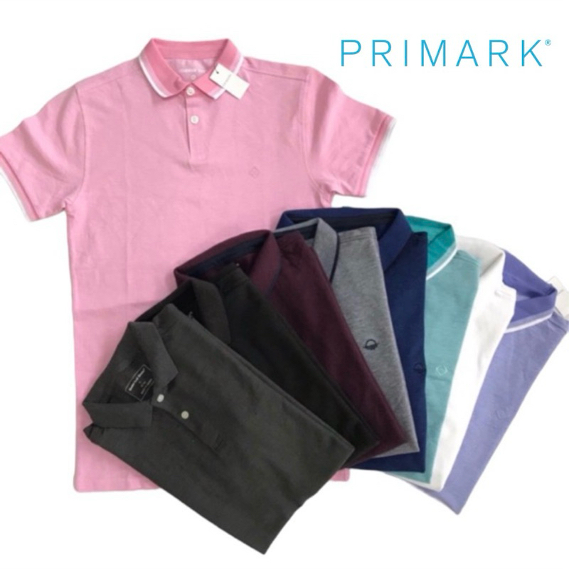 LU103 | เสื้อโปโล คอปก แขนสั้น Primark / Cedarwood State ของแท้