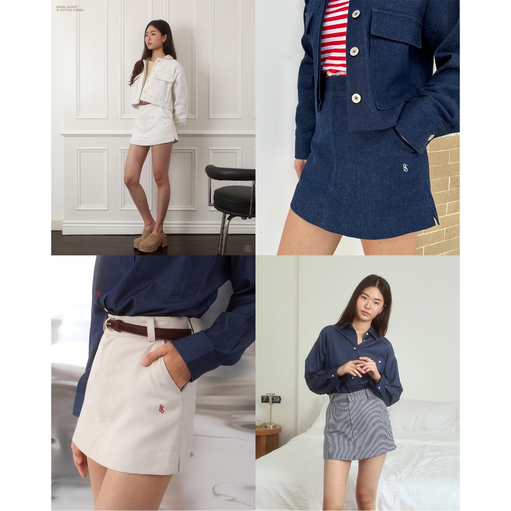 beforesunset_studio - Mayo Mini Skort กระโปรงกางเกง ทรง mini skirt มีกางเกงซับใน