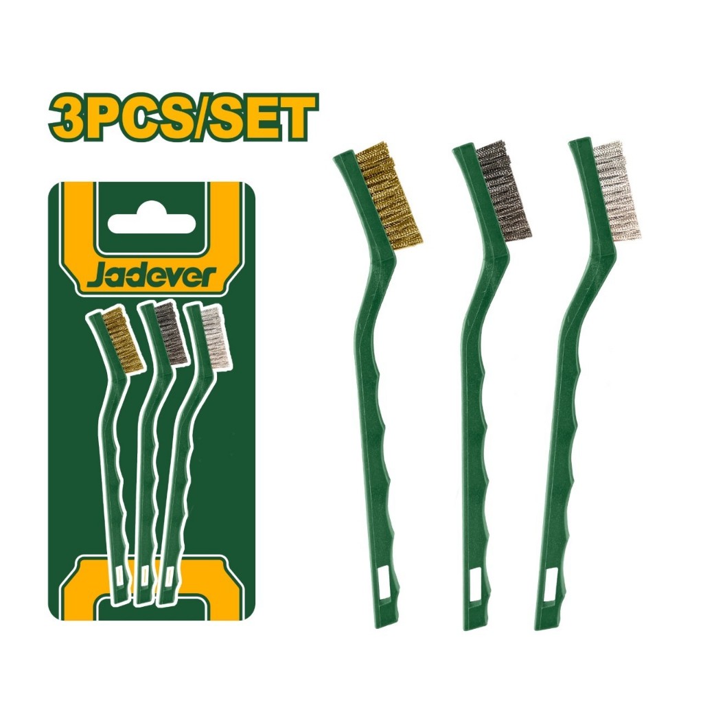 JADEVER ชุดแปรงลวด 7" 3 ชิ้น รุ่น JDBH3607 / ชุดแปรงลวด 9" 3 ชิ้น รุ่น JDBH3609