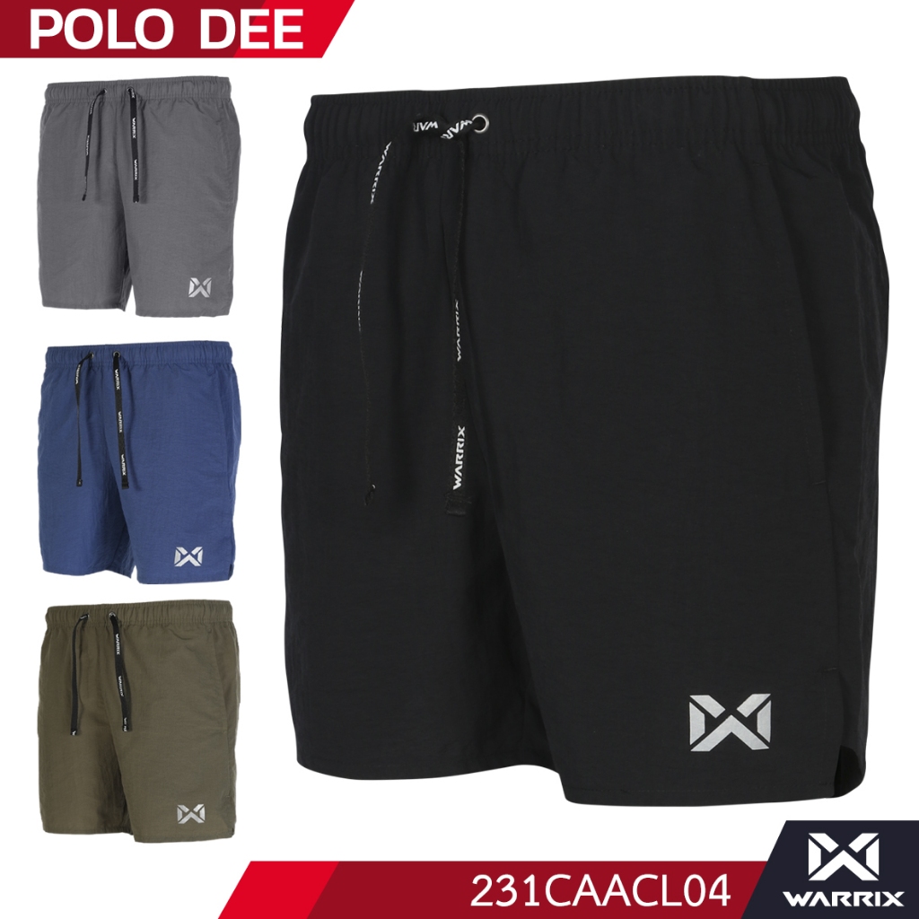 Warrix กางเกงกีฬา มีกระเป๋า ผ้า TASLAN เนื้อบาง เบา เย็นสบาย ระบายอากาศได้ดี 231CAACL04