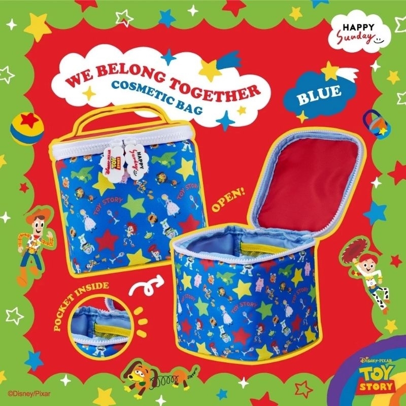 ส่งต่อ We Belong Together Cosmetic Bag แบรนด์ Happy Sunday