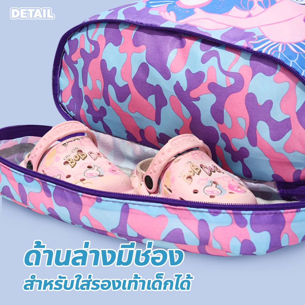 usboon กระเป๋าใส่ชุดว่ายน้ำเด็ก ถุงกันน้ำ แยกแห้งเปียกได้ ใส่เดินทะเล ลายน่ารัก ราคา ถูกที่สุด ดีลบีเคเค แกลเลอรีภาพที่ 4