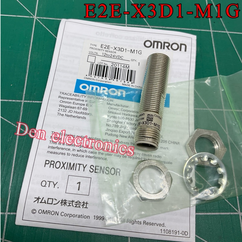 เซ็นเซอร์E2E-X3D1-M1G OMRON Proximity Sensor E2E-X3D1-M1G Proximity E2E-X3D1-M1G OMRON E2E-X3D1-M1G 