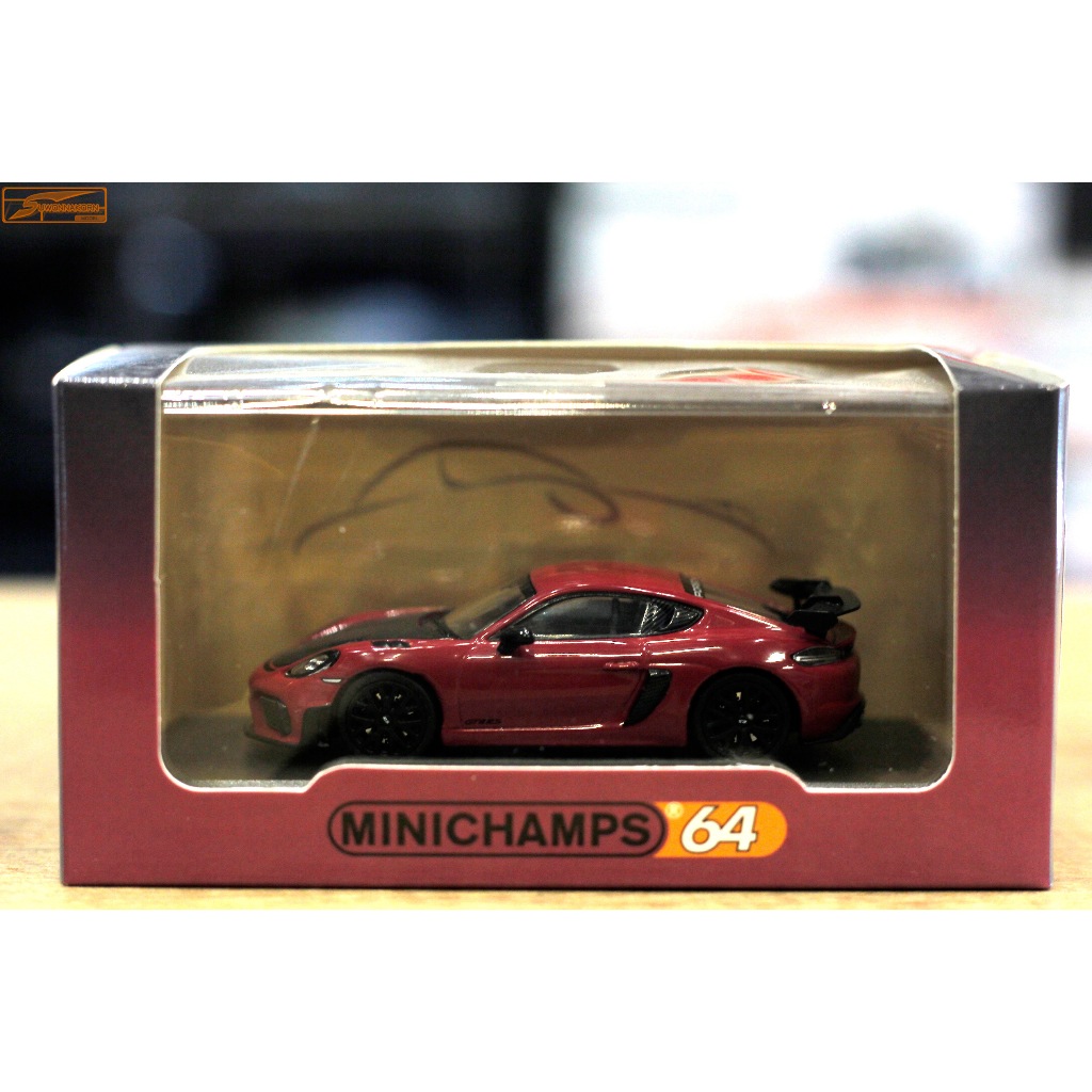 MINI CHAMP1/64 Porsche Cayman GT4 RS-2022 Red