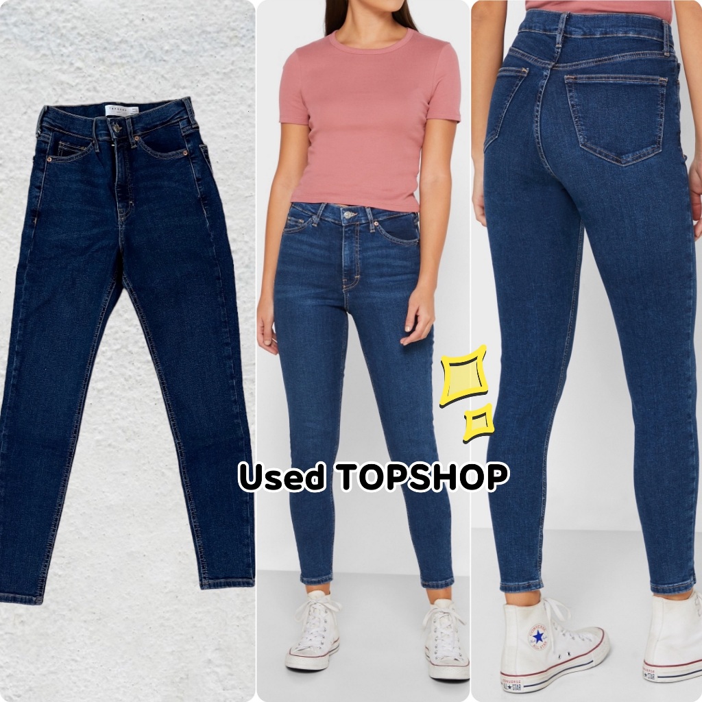 TOPSHOP Jamie jeans กางเกงยีนส์ทรง skinny size W25/L30 - Used Once